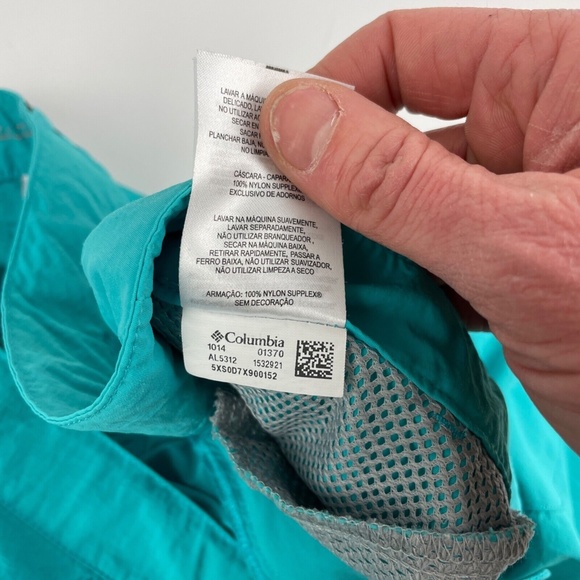 Columbia Womens Size 12 Cross On Over Active Skirt Teal Omni Wick Belted - Picture 6 of 6